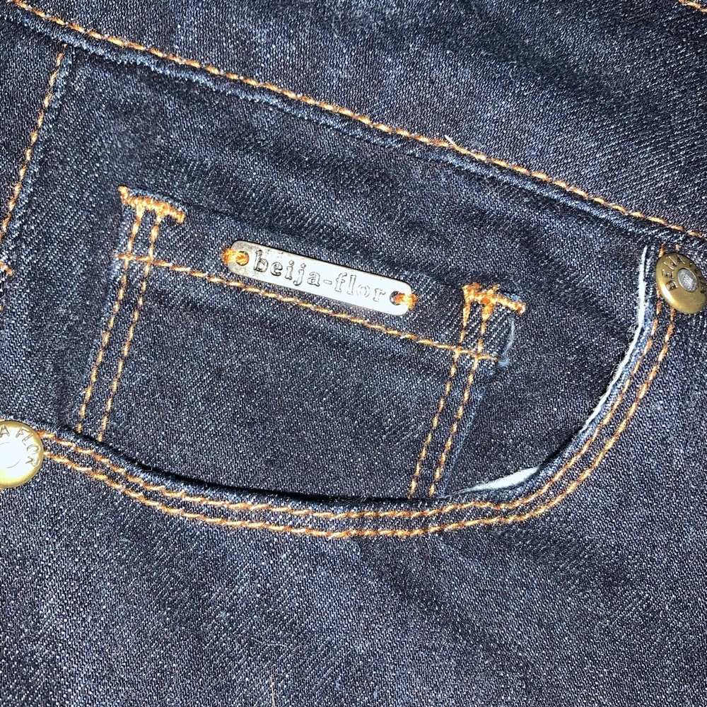 EUC Beija Flor Nicole Skinny Jeans Size 0 - Picture 5 of 8